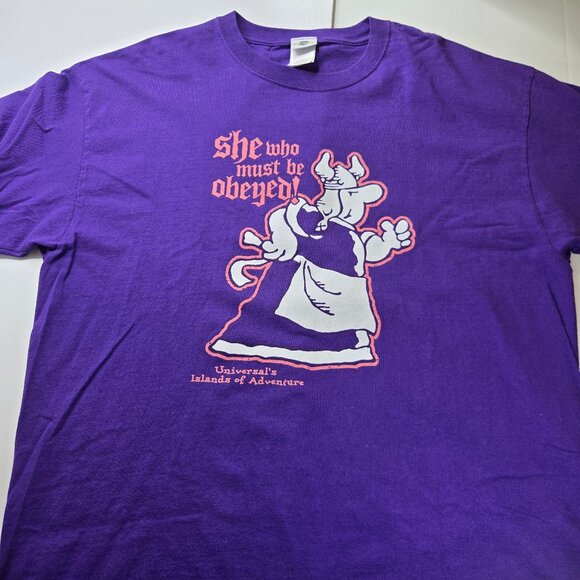 Universal Islands of Adventure Classic Toon Lagoon Tee Hagar the Horrible Helga - Picture 2 of 10